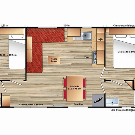 Mobil A Au L'escale Proche De Royan Campingplatz